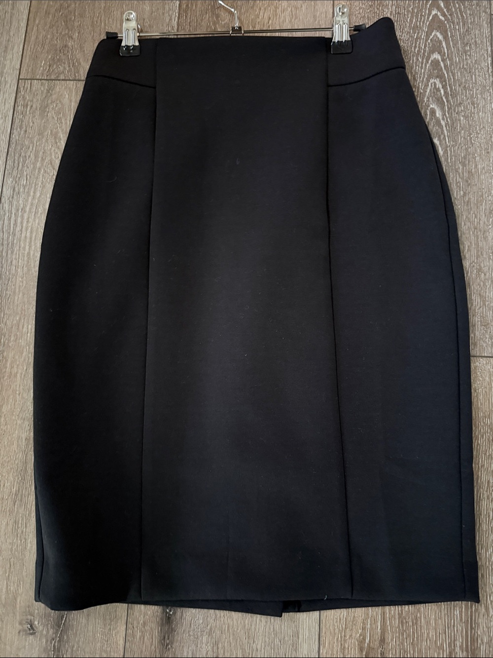 Ann Taylor Black High-Waist Pencil Skirt